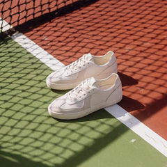 Triple Off-White Leather