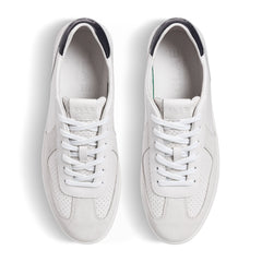 White Leather Navy