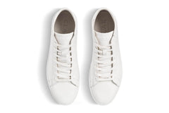 Triple White Leather