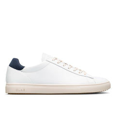 White Leather Navy