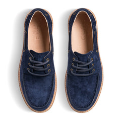 Navy Suede