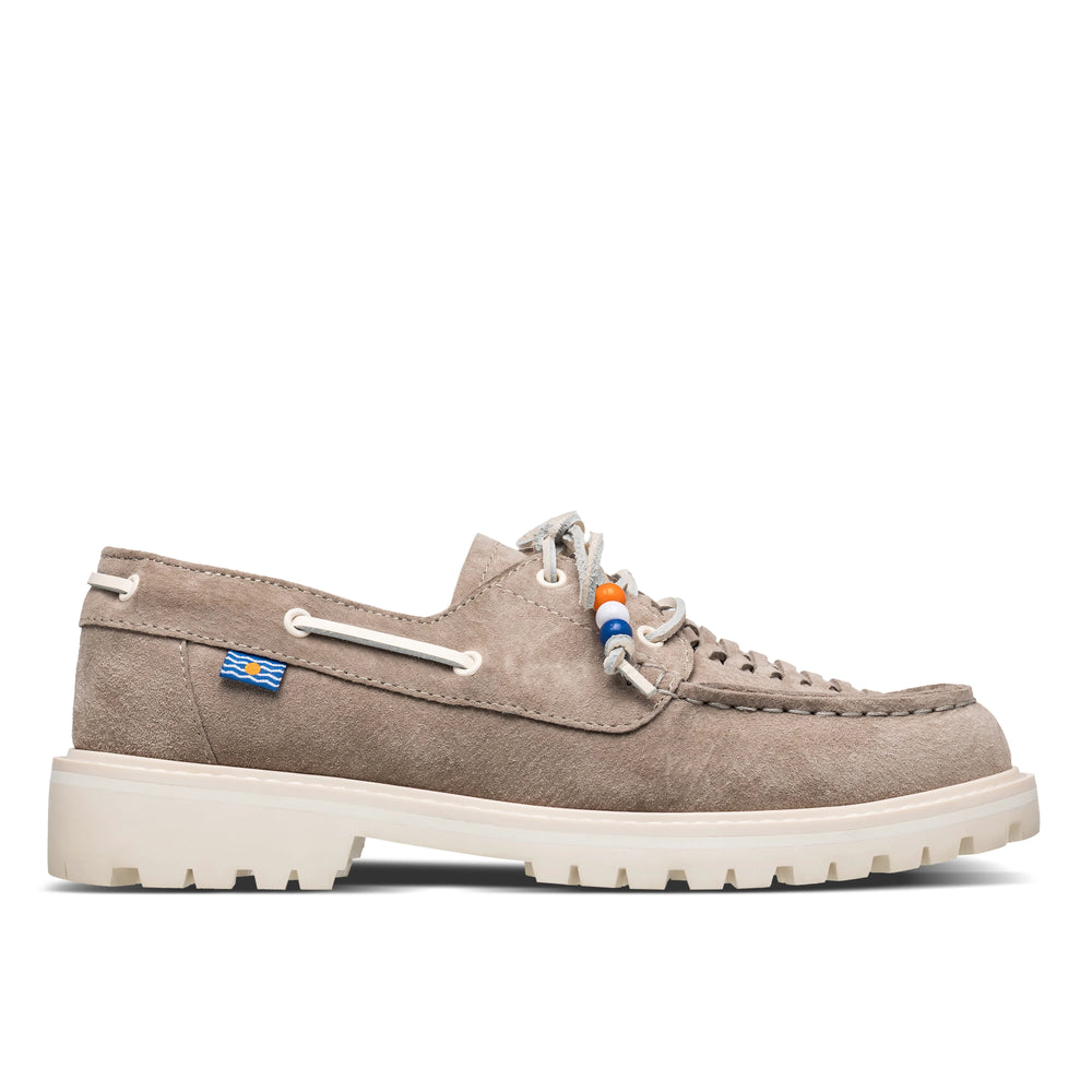 Silver Mink Suede