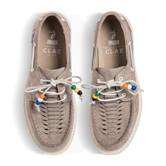 Silver Mink Suede