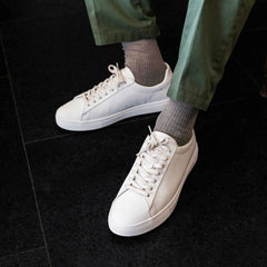 Triple Off-White Leather