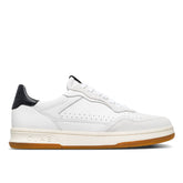 White Leather Black
