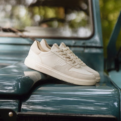 Triple Off-White Leather