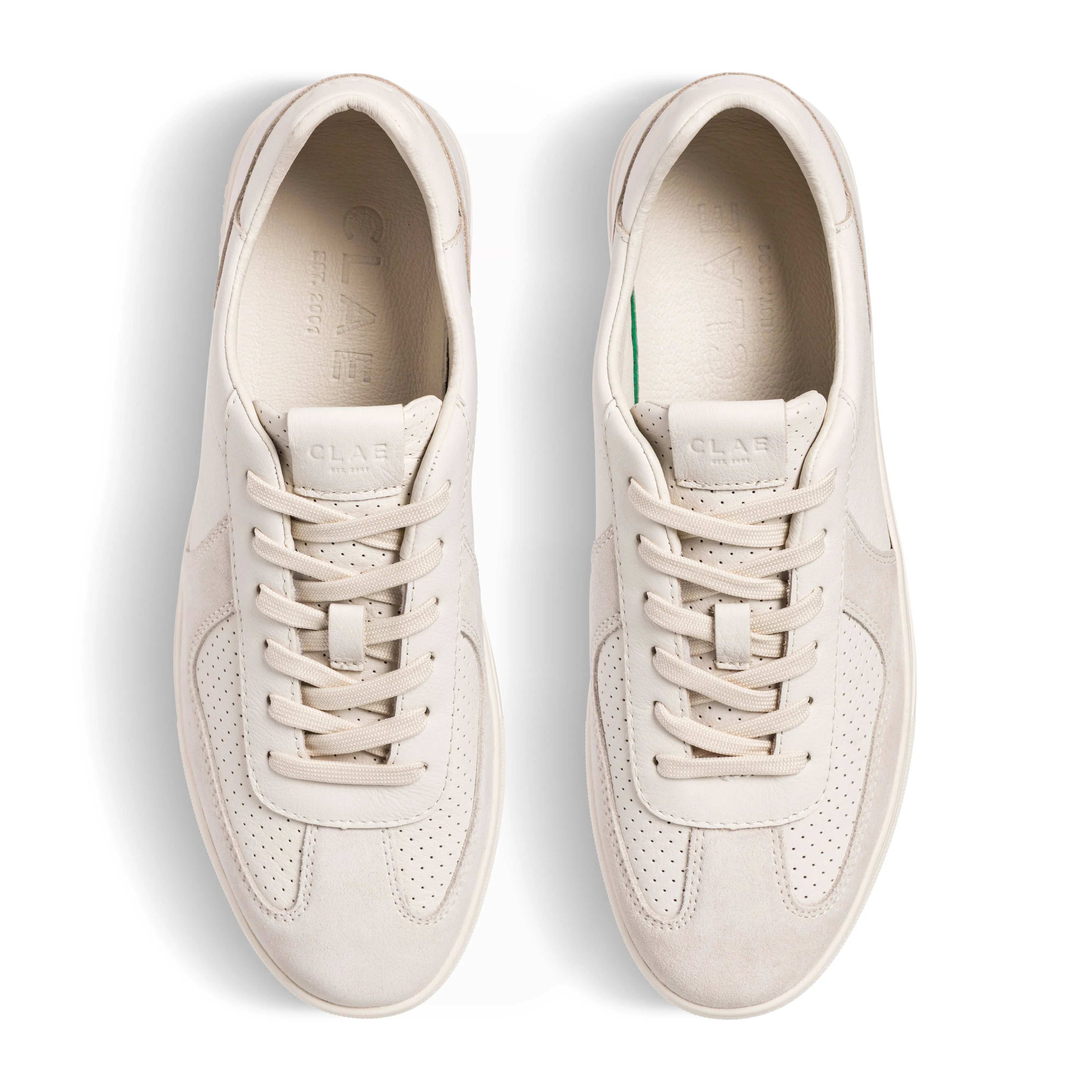 Triple Off-White Leather