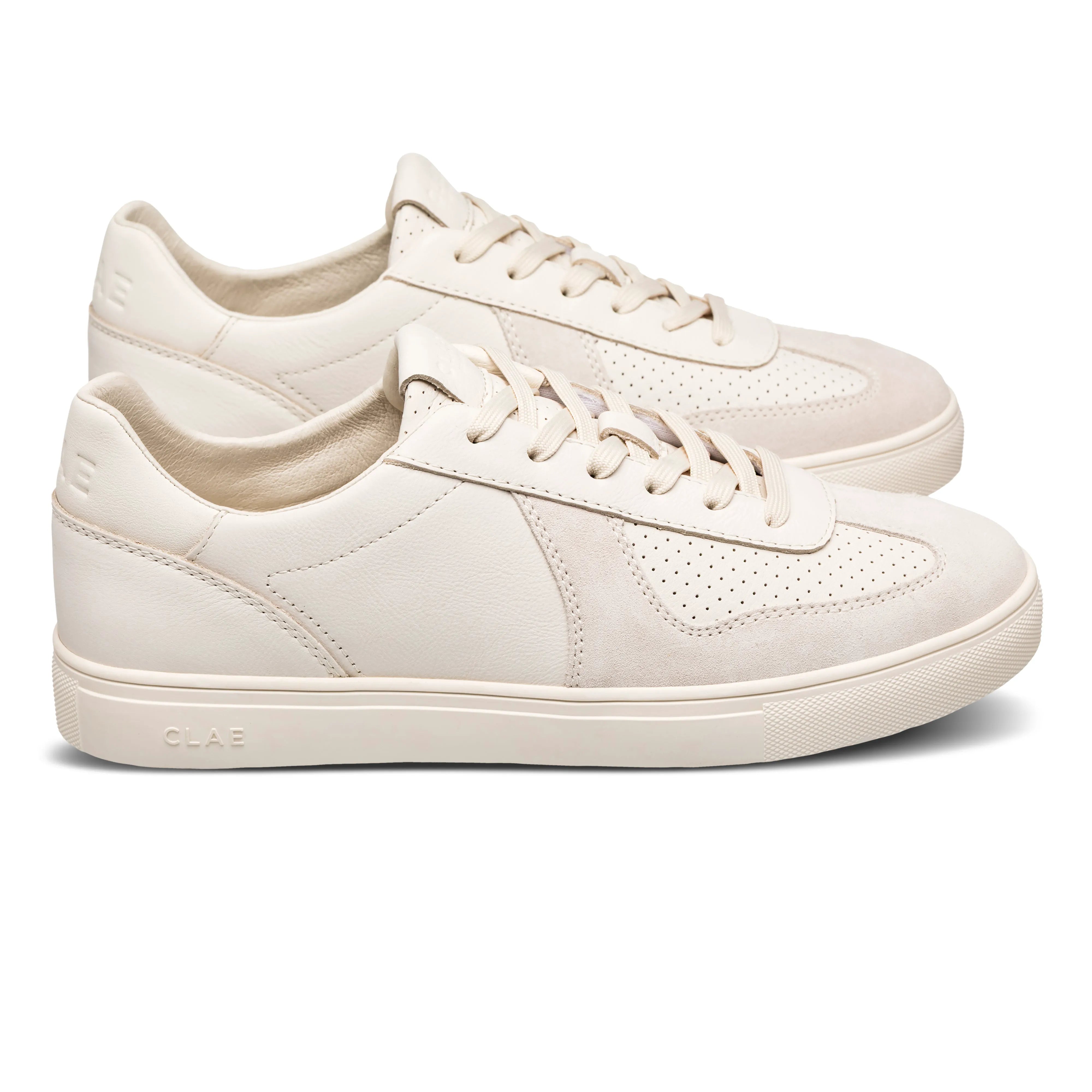 Triple Off-White Leather