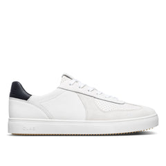 White Leather Navy