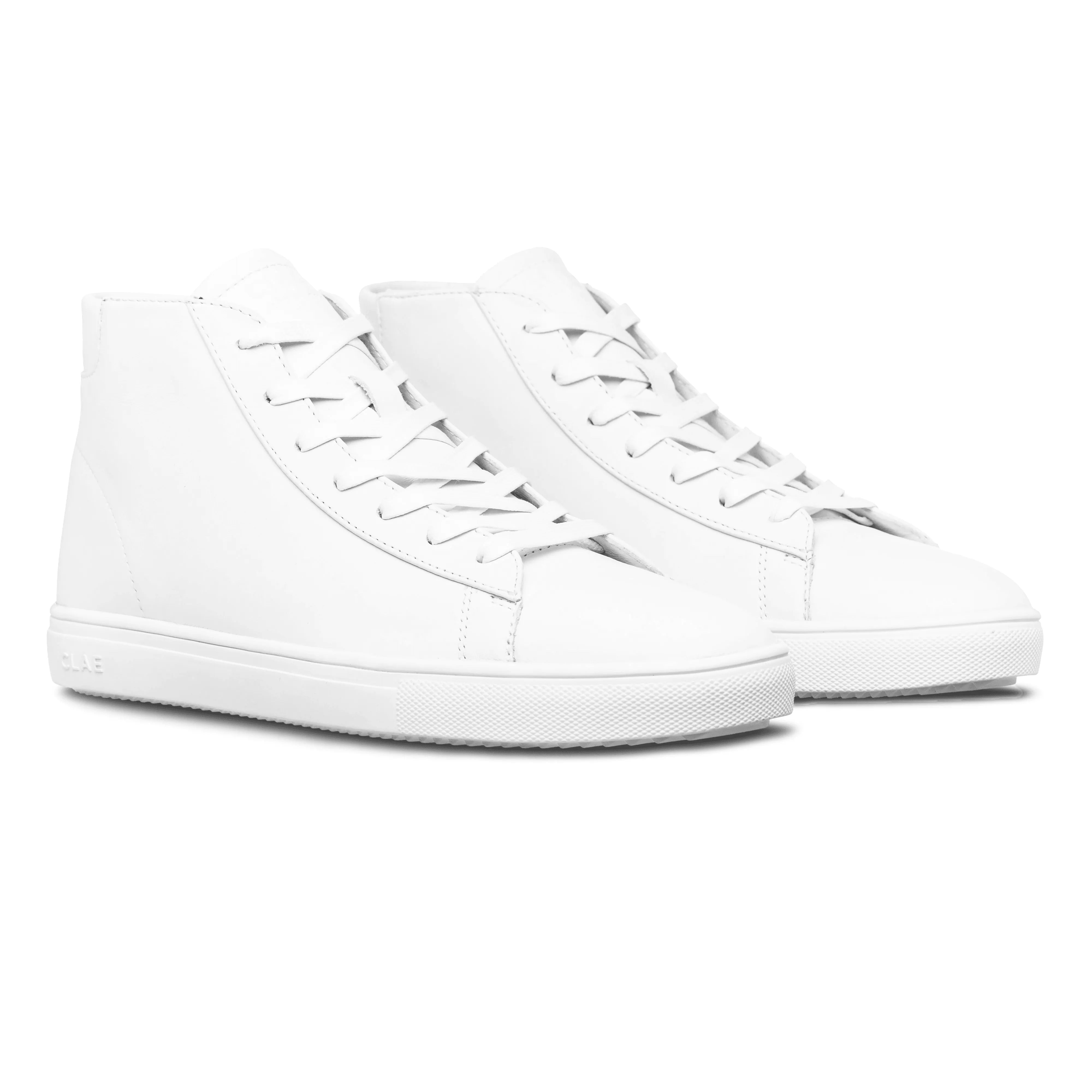 Triple White Leather