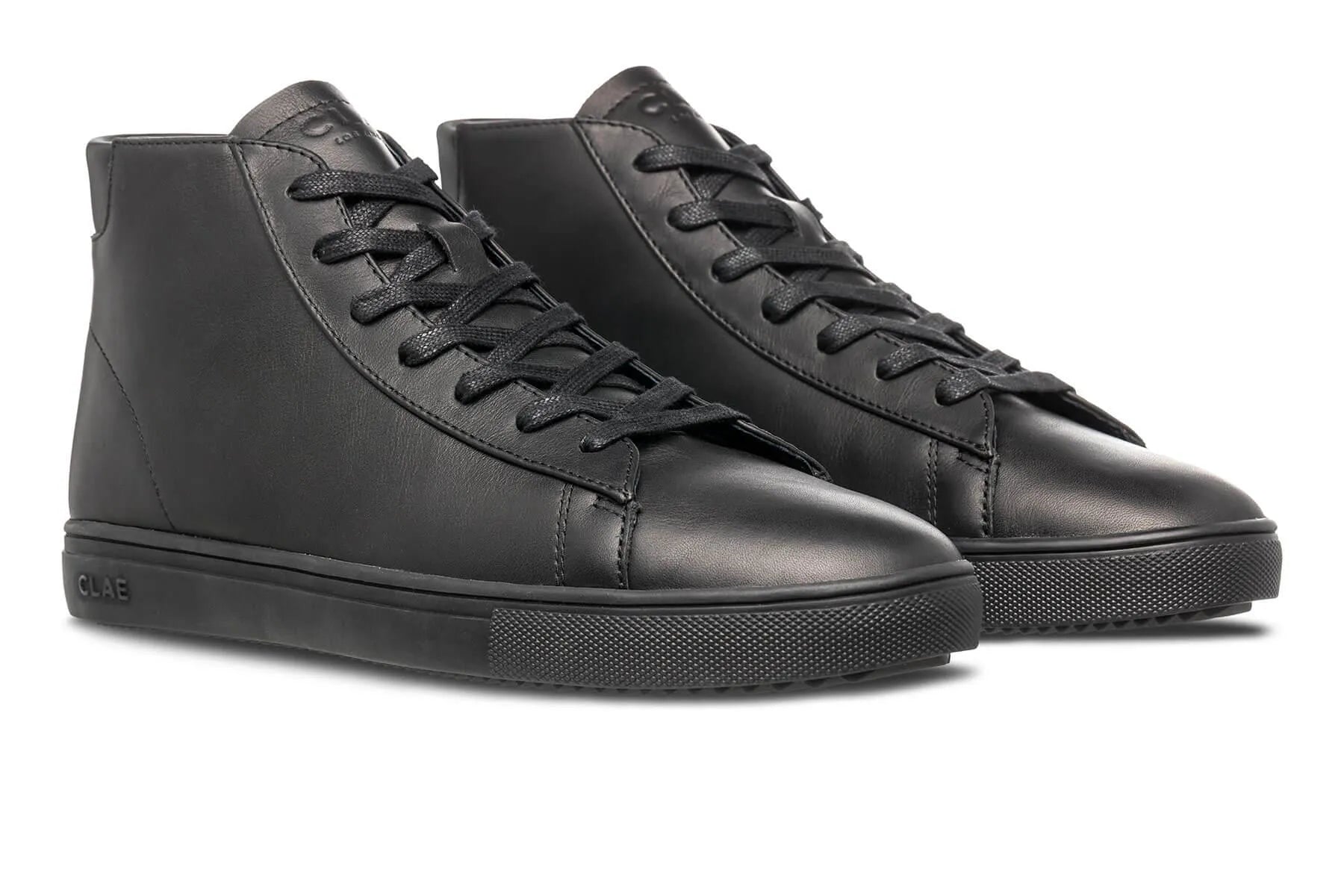 Triple Black Leather