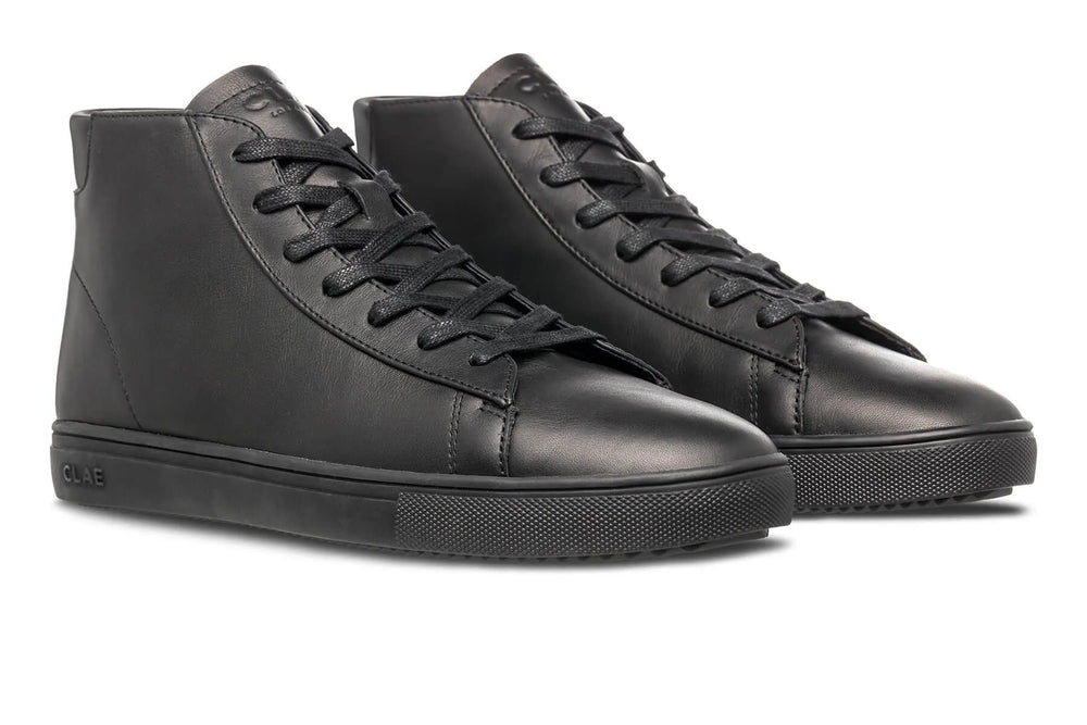 Triple Black Leather