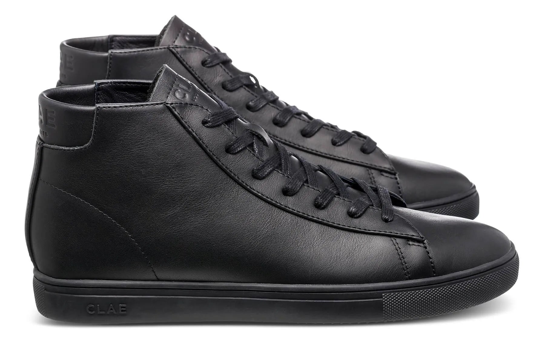 Triple Black Leather