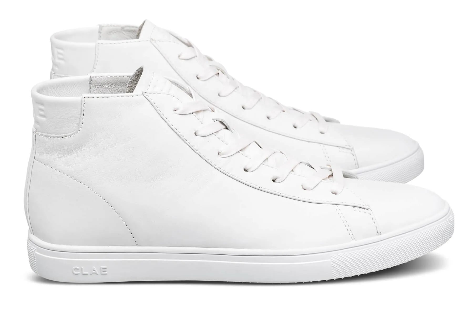 Triple White Leather