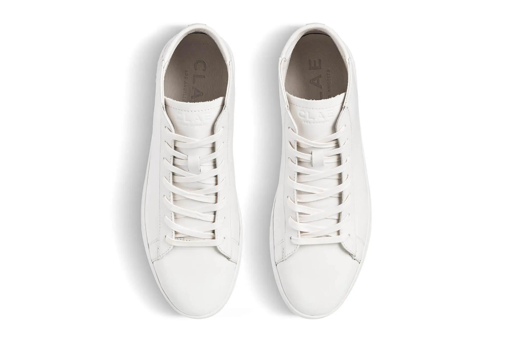 Triple White Leather