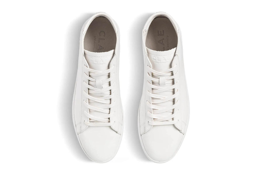 Triple White Leather