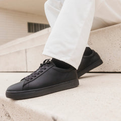 Triple Black Leather