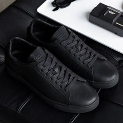 Triple Black Leather