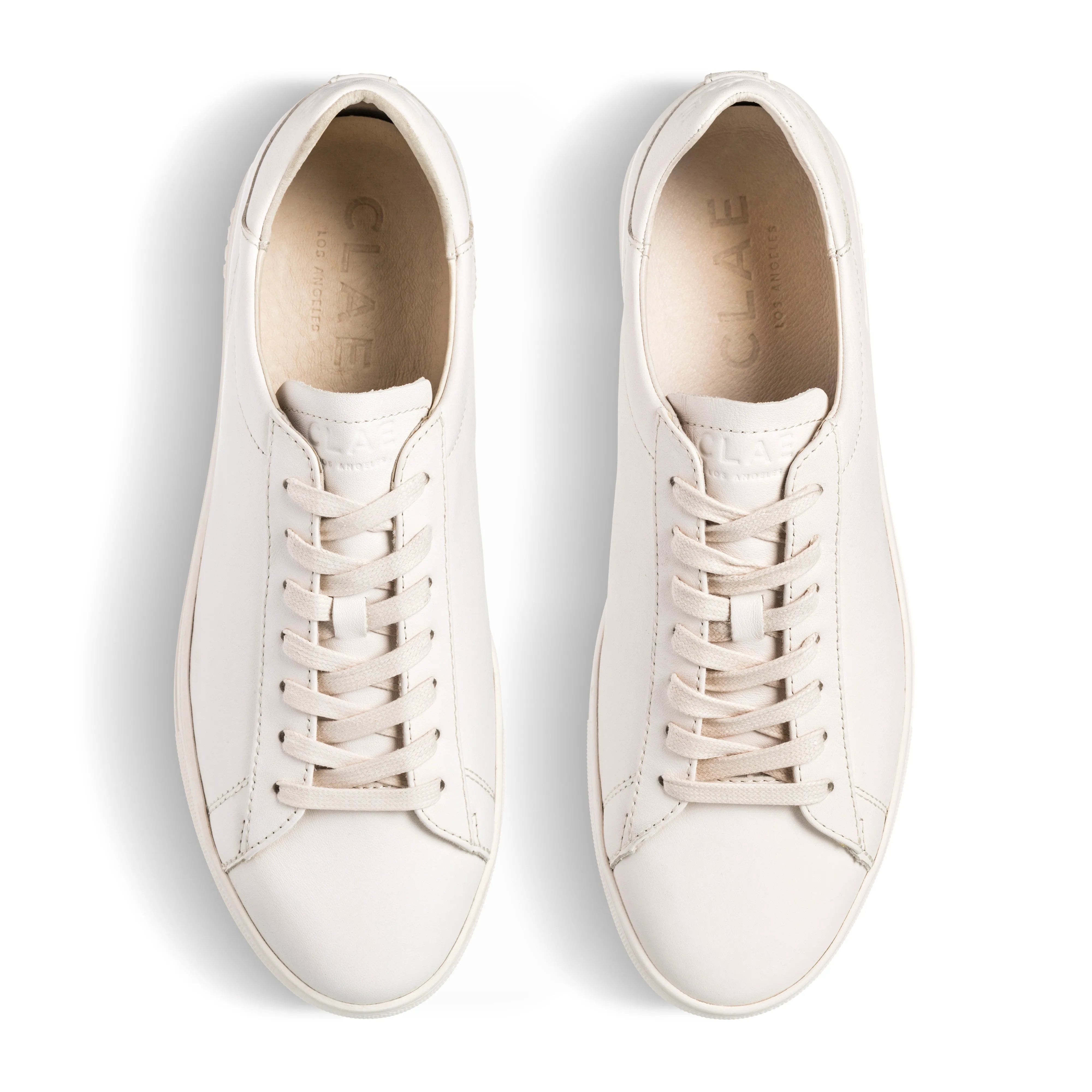 Triple Off-White Leather