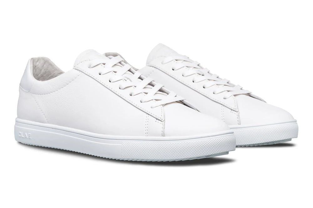 Triple White Leather