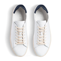 White Leather Navy