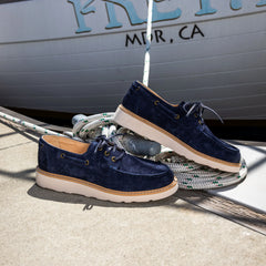 Navy Suede