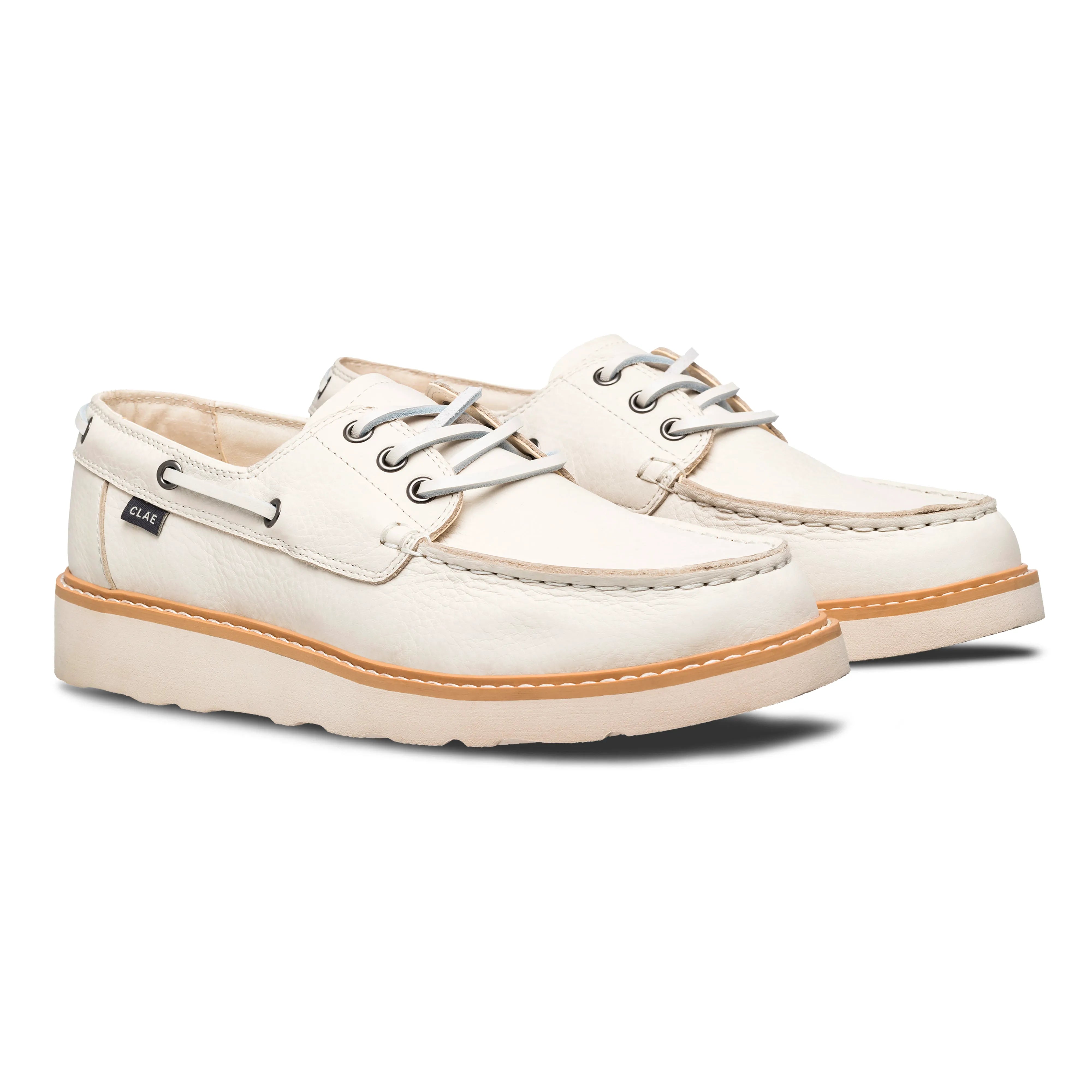 Triple Off-White Leather