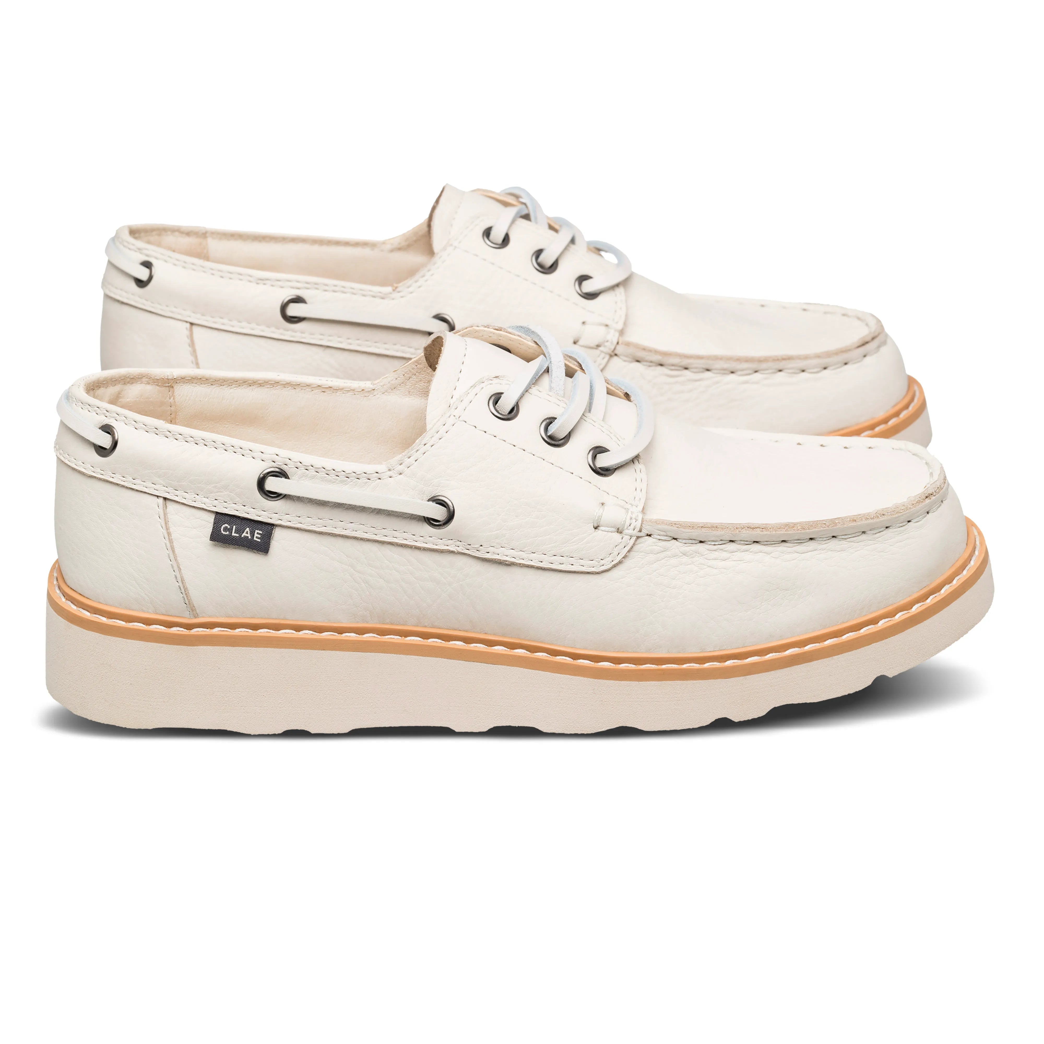 Triple Off-White Leather