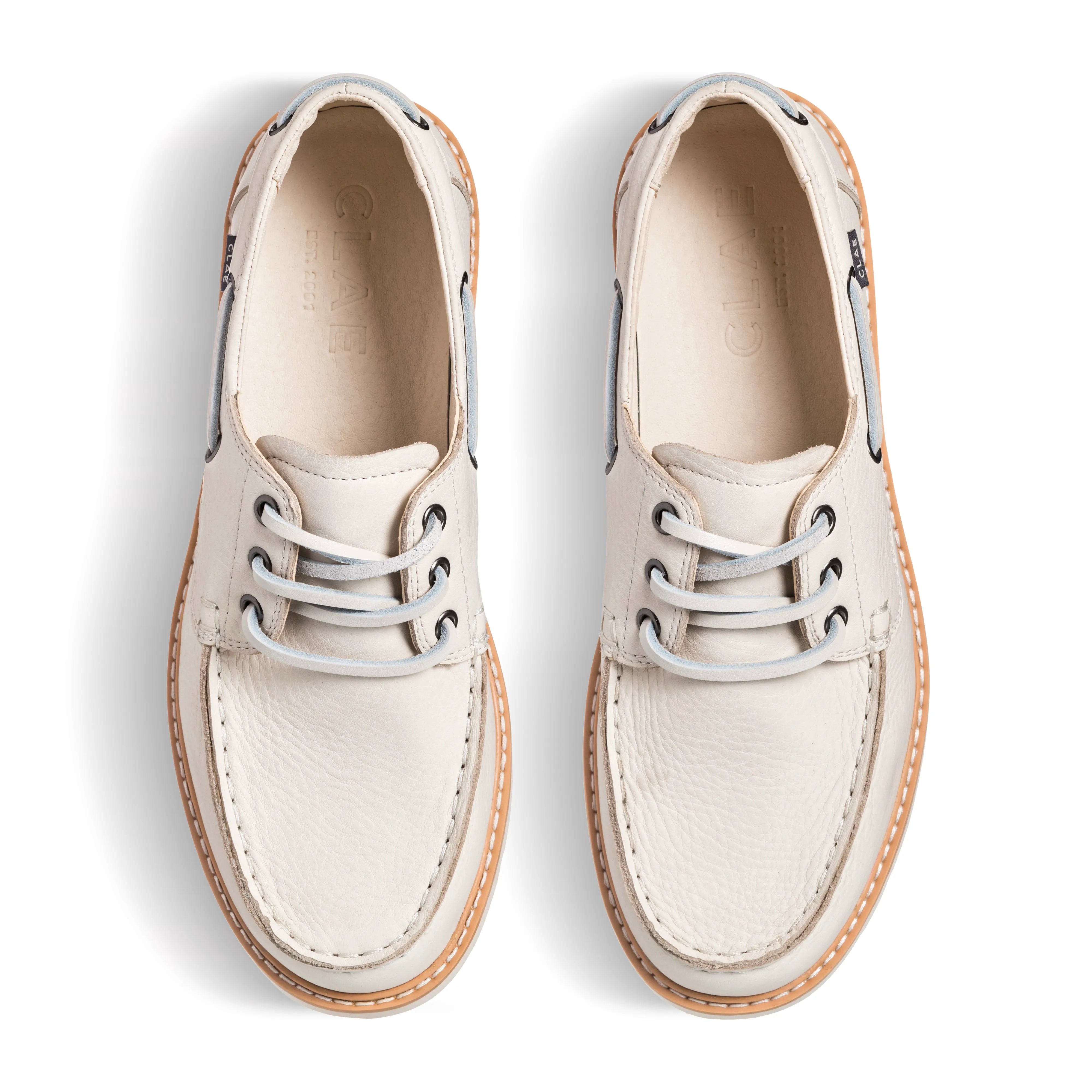 Triple Off-White Leather