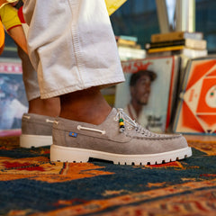 Silver Mink Suede