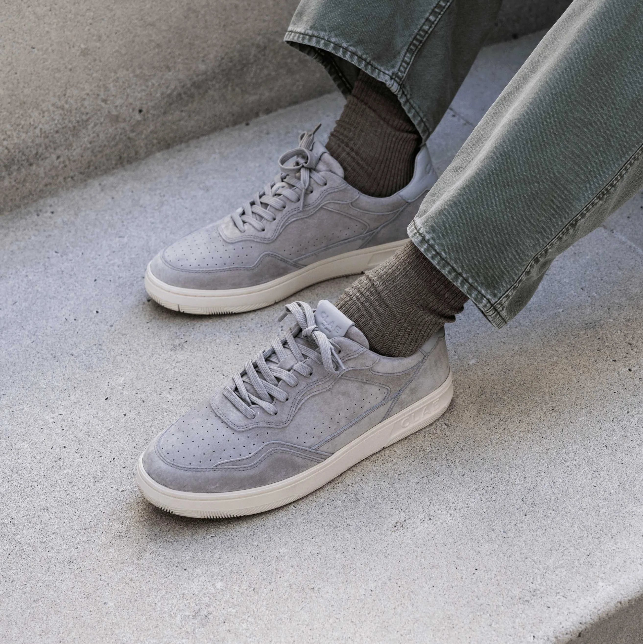 Quiet Gray Suede