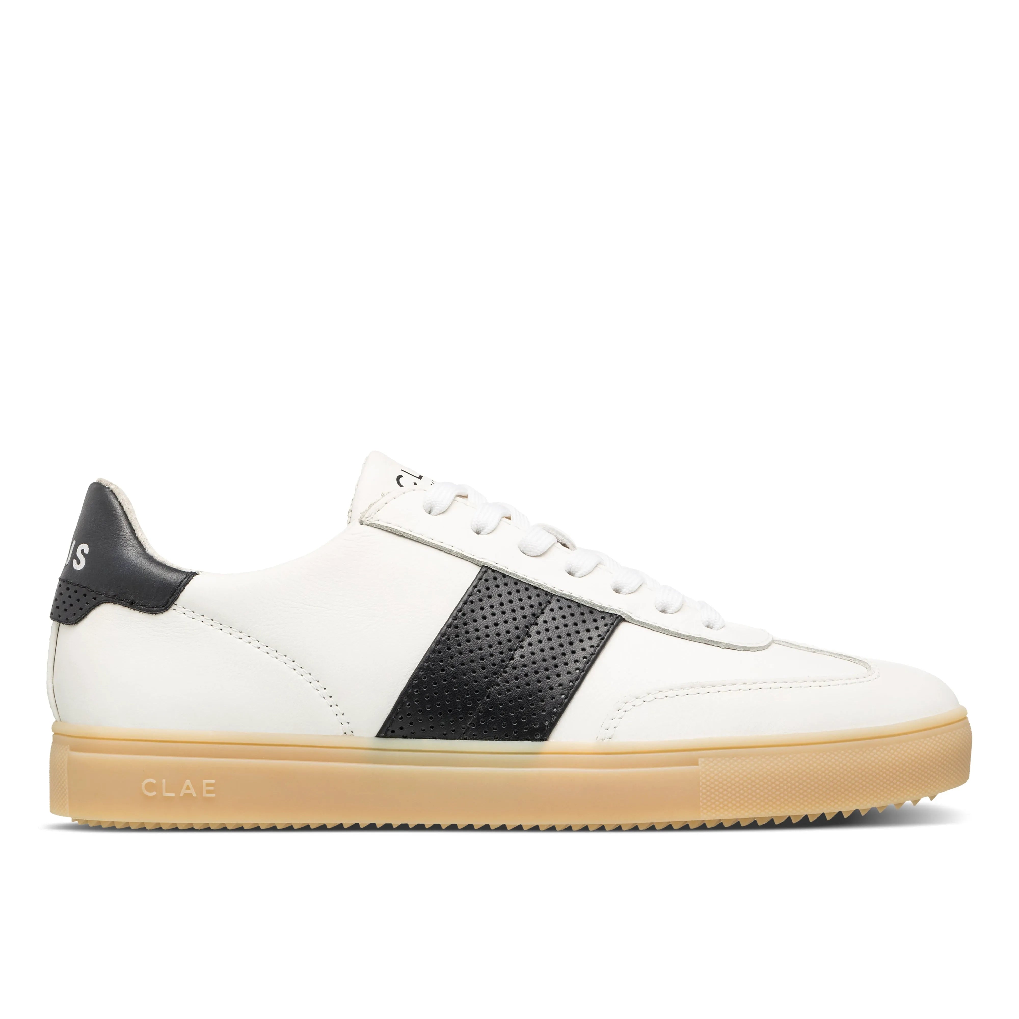 White Leather Black