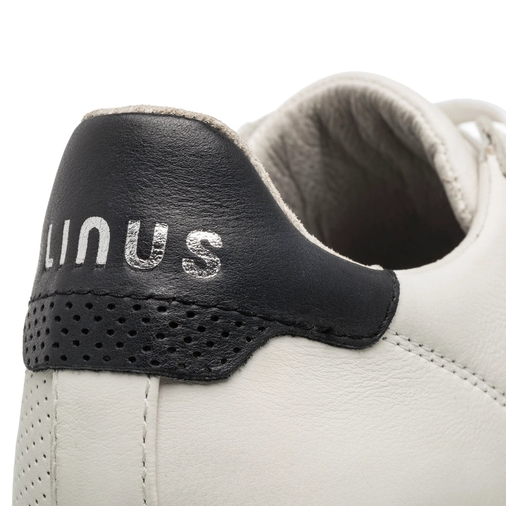 White Leather Black