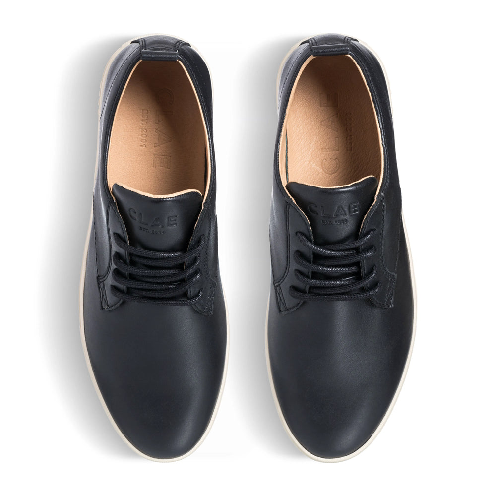 Black Milled Leather