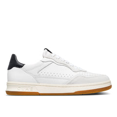 White Leather Black