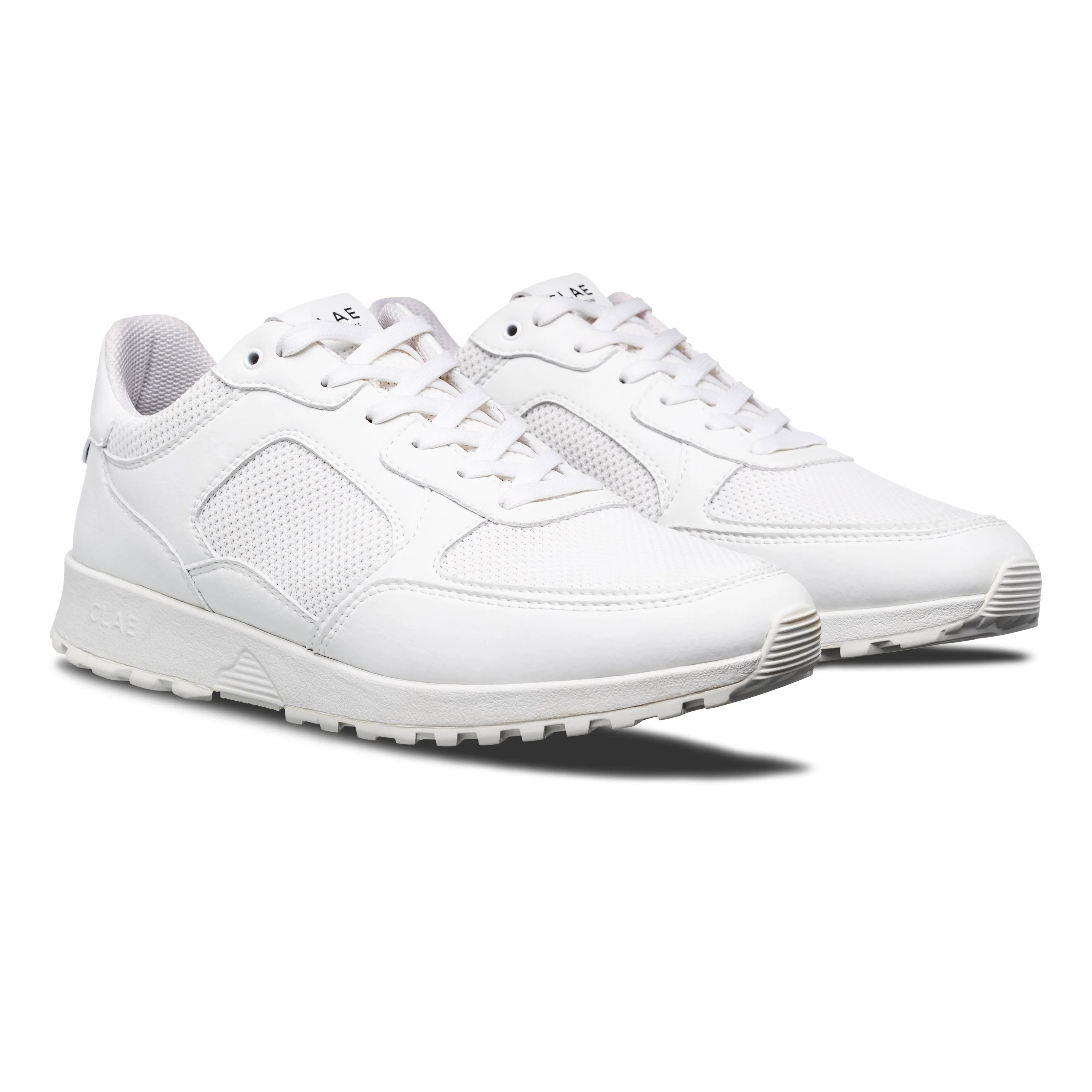 Triple White Leather