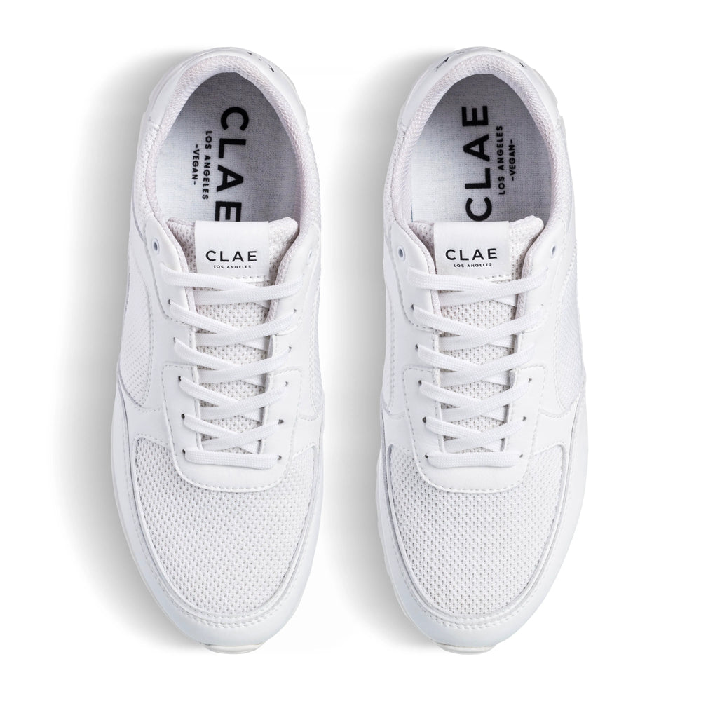 Triple White Leather