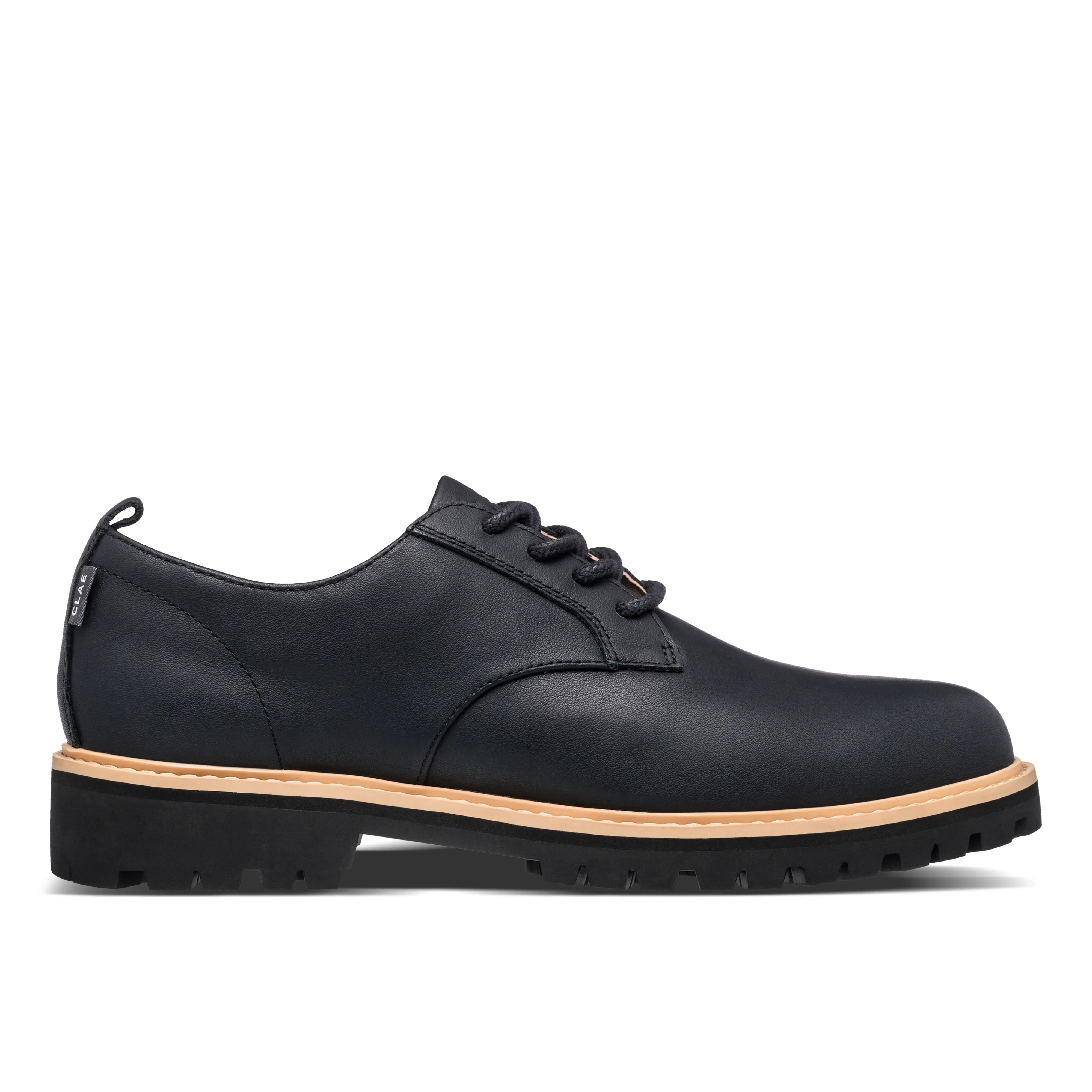 Black Natural Leather