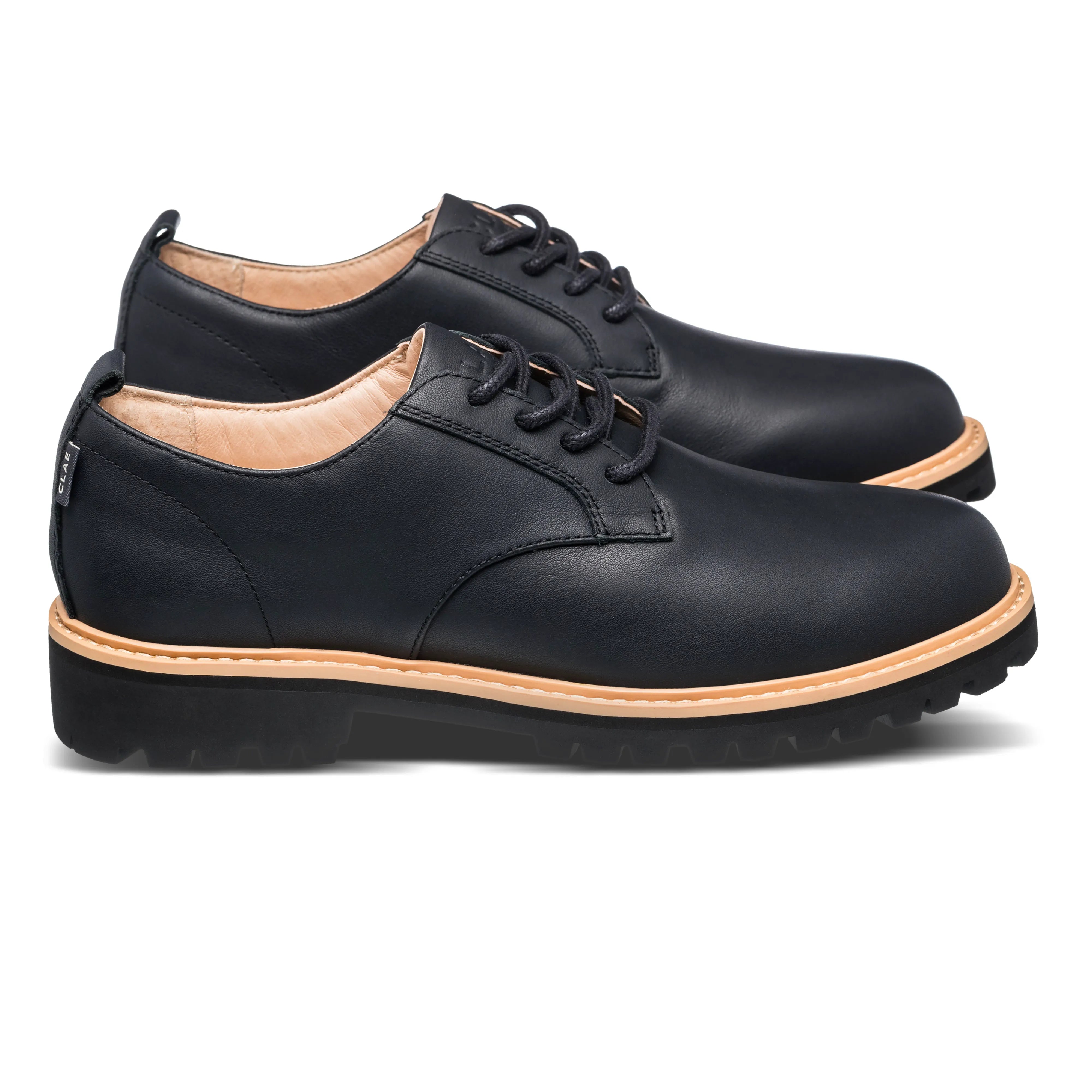 Black Natural Leather