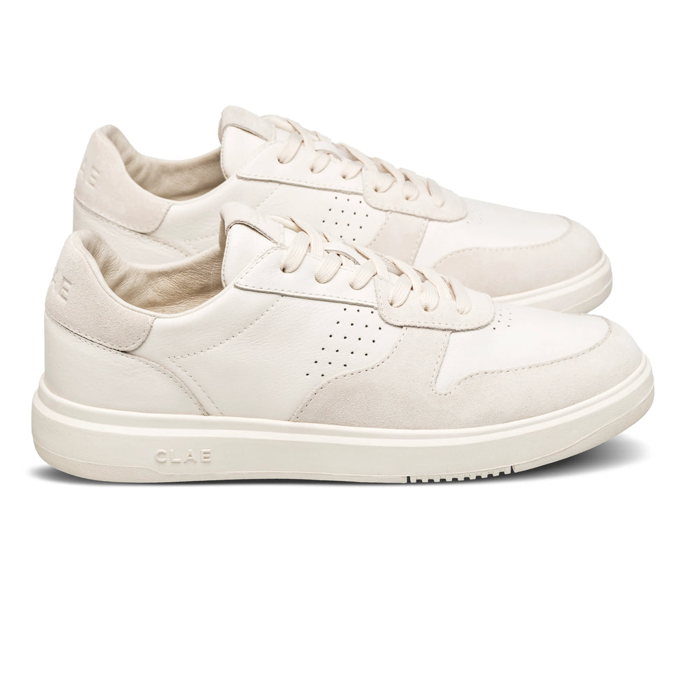 Triple Off-White Leather