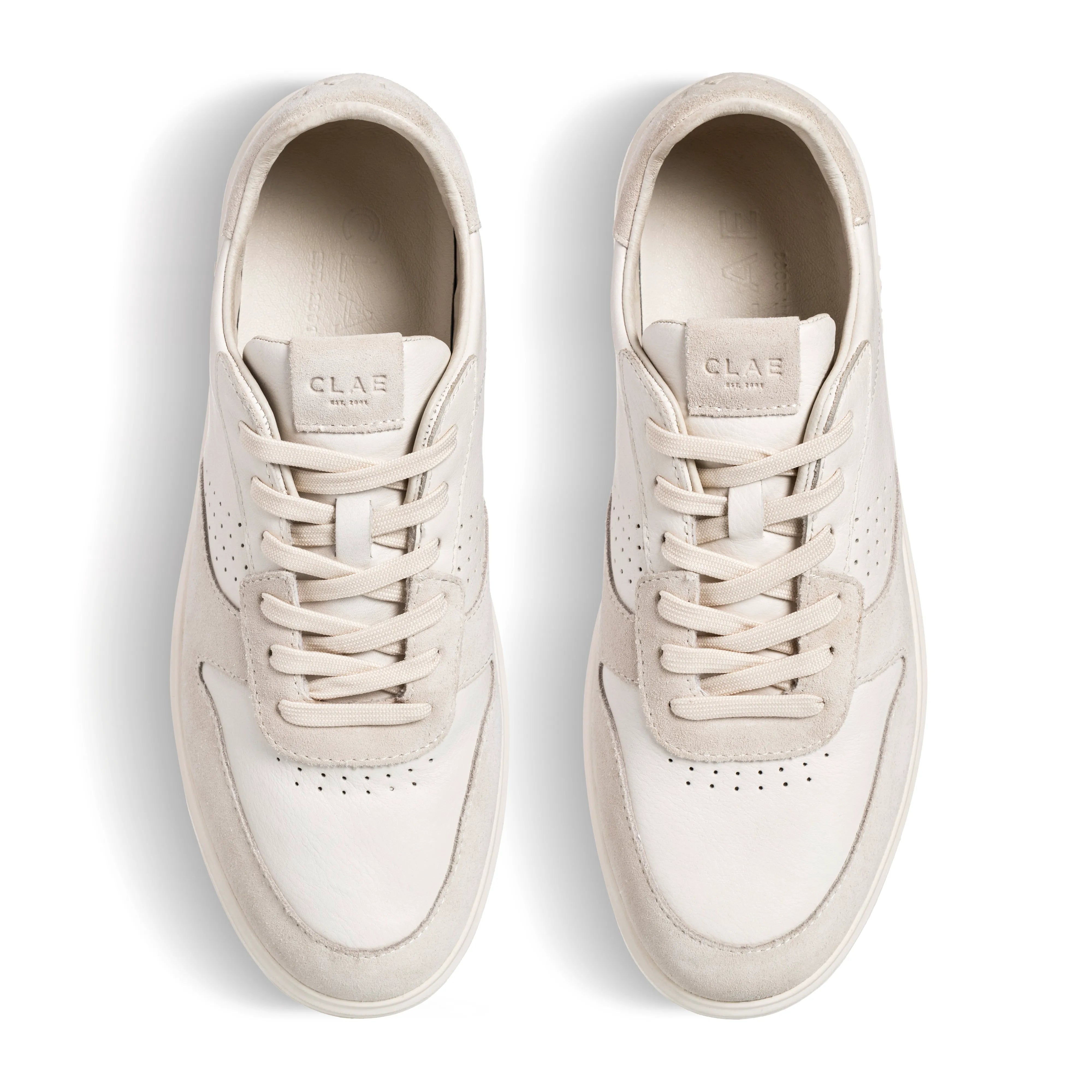 Triple Off-White Leather