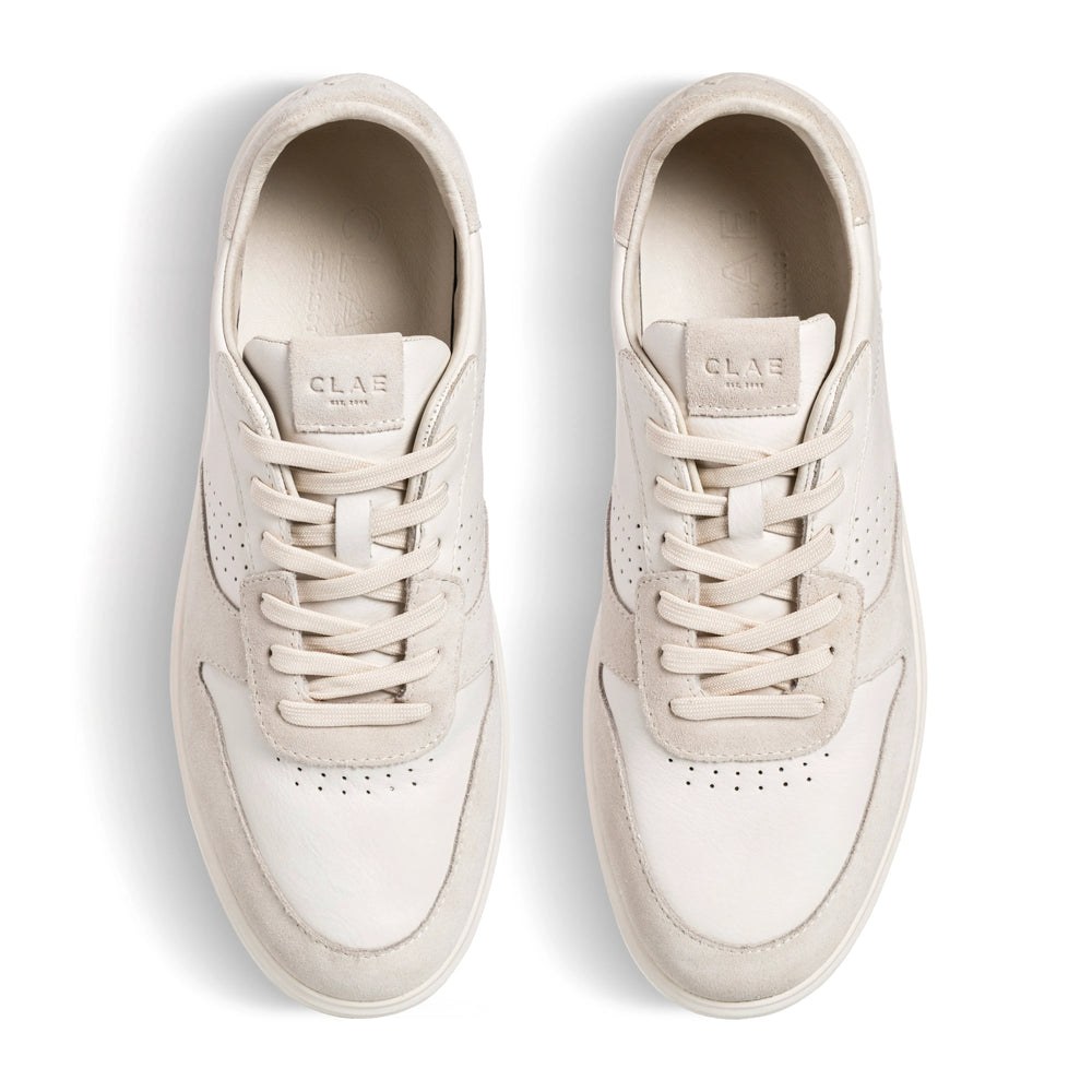 Triple Off-White Leather