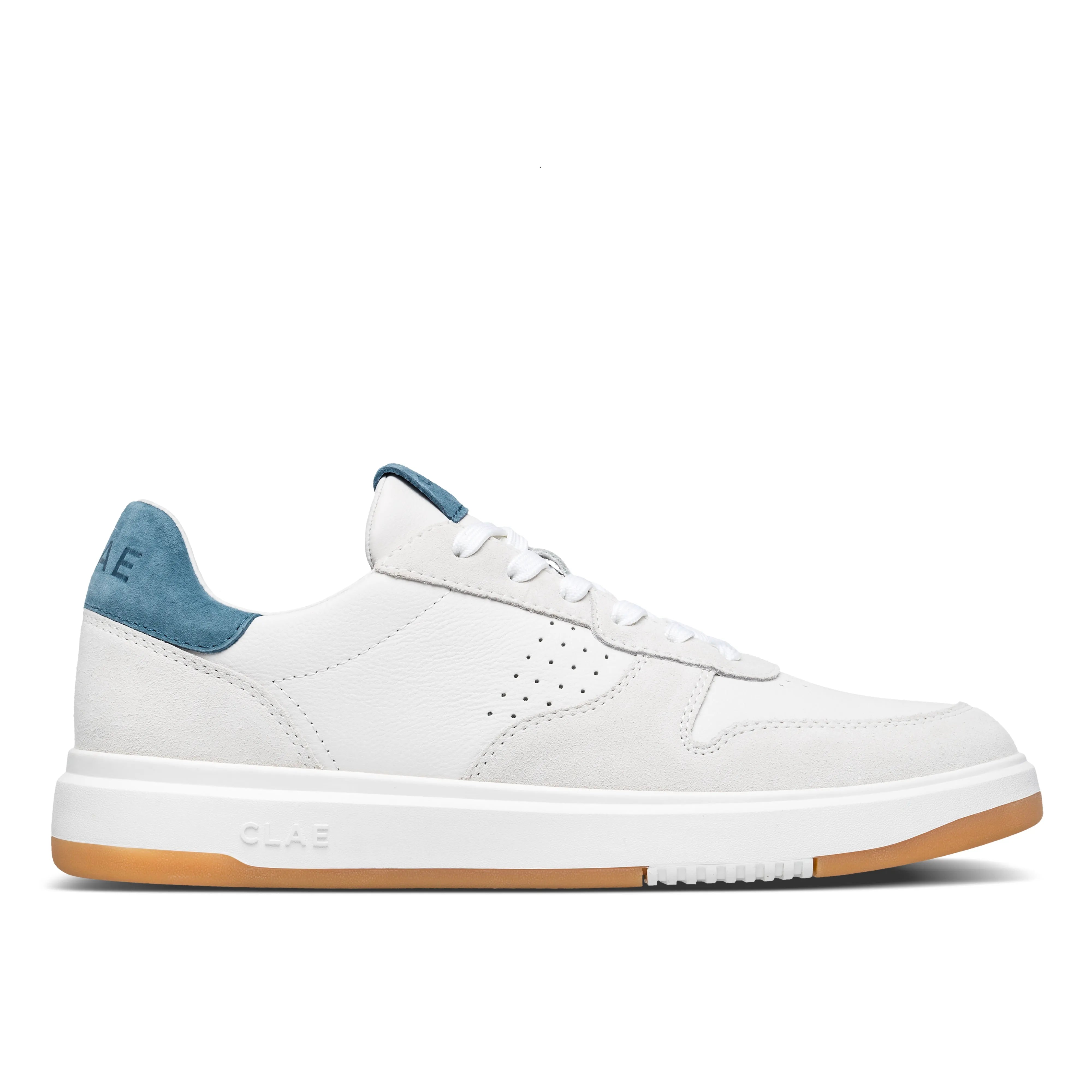 White Leather Blue Mirage
