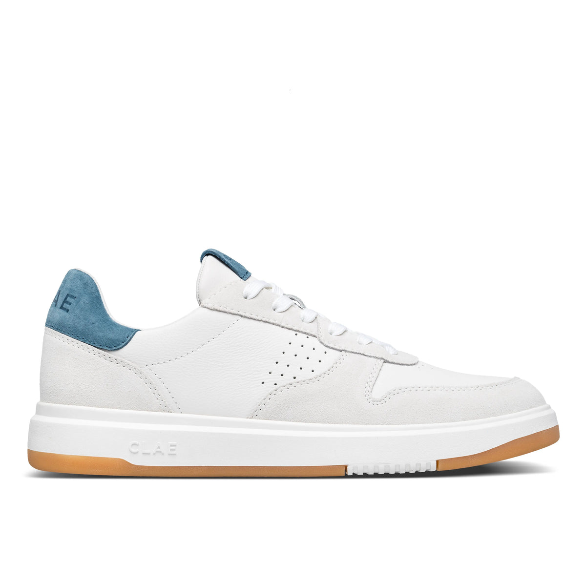 White Leather Blue Mirage