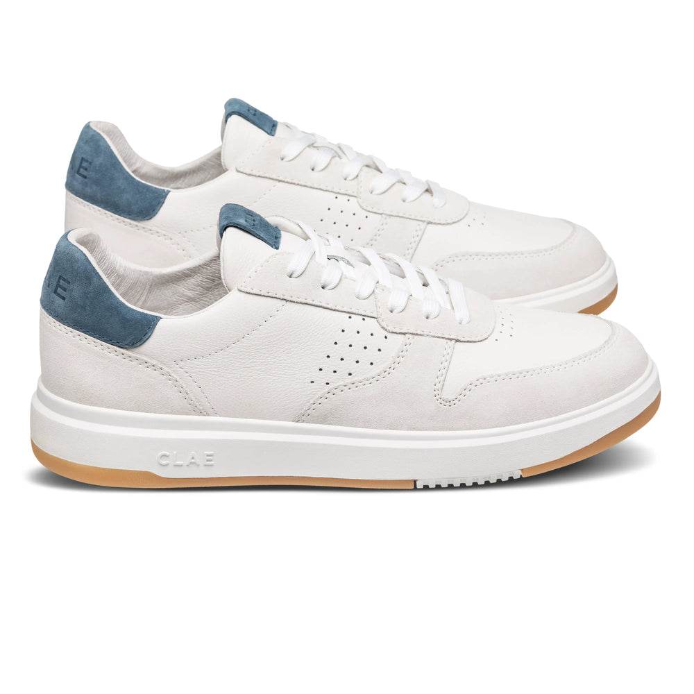 White Leather Blue Mirage