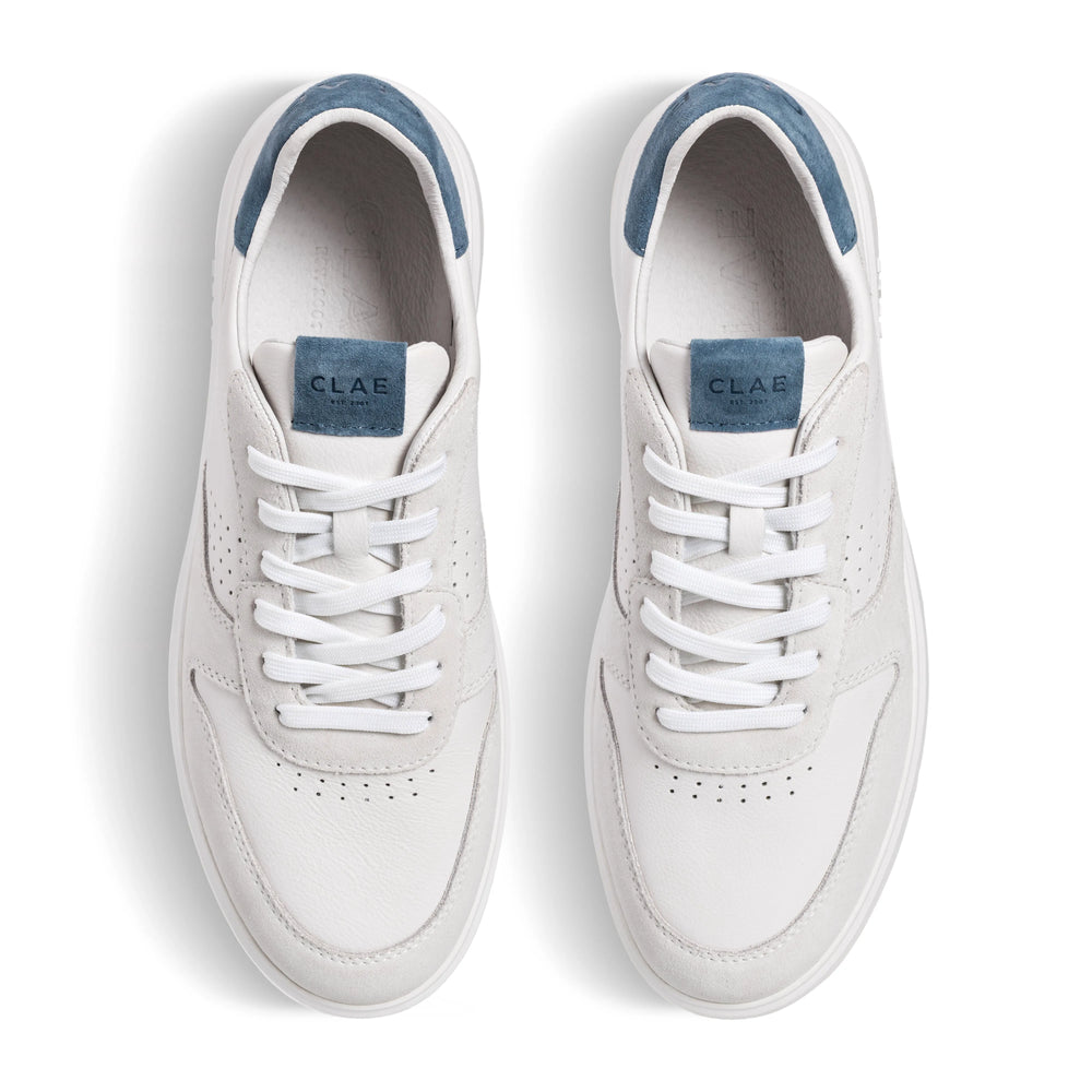 White Leather Blue Mirage