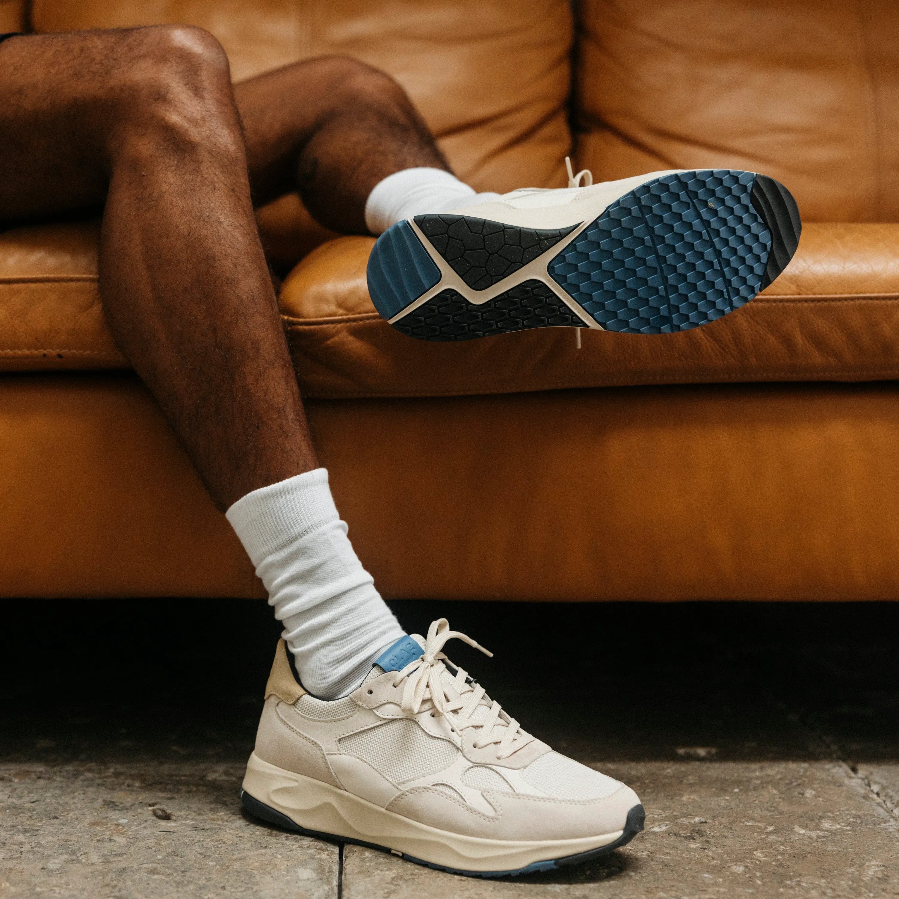 Off-White Pebble Blue
